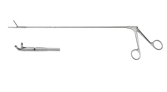 Esophageal forceps (bent polyp forceps)